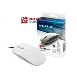 Mysz optyczna BLOW MP-30 biała USB-Komputery i Tablety