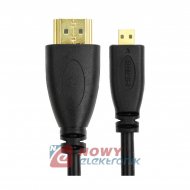 Kabel HDMI - micro HDMI 1m NEPOWER  mikro