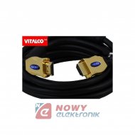Kabel HDMI 2,5m v2.1 Vitalco 28AWG 8K UHD