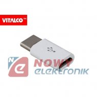 Przejście USB C-wt/mikro USB-gn adapter