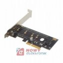 Adapter M.2 NVMe NGFF key M SSD dysku do PCI-e x4