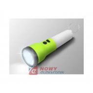 Latarka ręczna LTC LXLL145 SMD LED biało-zielona
