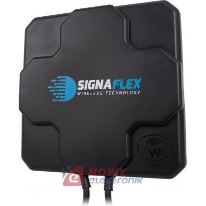 Antena GSM/LTE4G 3G DUAL 22dbi  MIMO +2x kabel 5m FME,X-Cross