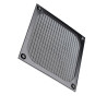Osłona wentylatora 140mm czarna metalowa z filtrem przeciwkurzowym-Wentylacja i Chłodzenia