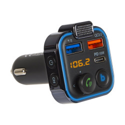 Transmiter FM BLOW Bluetooth 5.0 +USB QC3.0  USB-C PD 18W-CAR AUDIO-VIDEO
