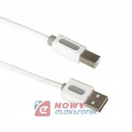 Kabel USB 2.0 wt.A/wt.B 1.5m drukarki