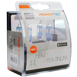Żarówka HB4 12V POWERTEC Plati. +130%  DUO  kpl.2szt.-Oświetlenie
