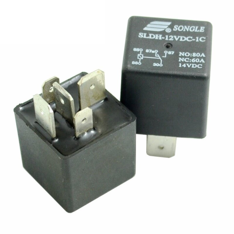 Przekaźnik samochodowy 12V 60A /80A SONGLE SLDH-12VDC-1C ORYGINAŁ-Podzespoły Elektroniczne