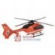 Model Helikopter straż EC-135 czaerwony skala 1:43