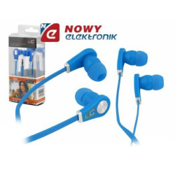 Słuchawki LTC61 douszne wt.3,5st niebieskie-Naglosnienie i Estrada