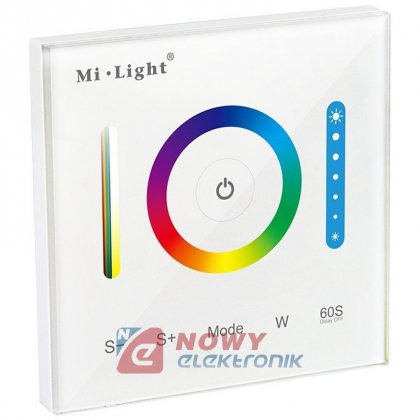 Panel LED RGB/RGBW dotykowy P3 RGB+CCT Mi-light naścienny sterownik