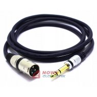 Kabel Jack 6,3m. wt.-wt.XLR 1m stereo/kabel mikro. MK34 Vitalco