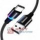 Kabel USB wt.A-USB-C 2m BASEUS TYPE-C Black