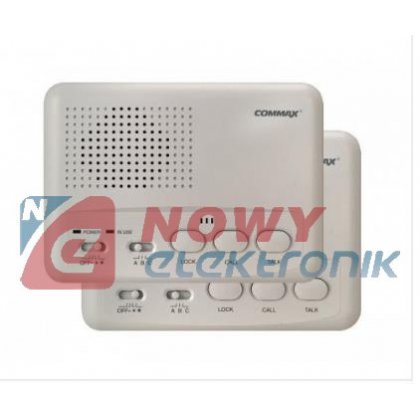Interkom WI 3SN (sieciowy) po sieci 230V (komplet- 2 stacje) COMMAX