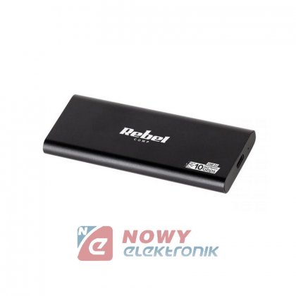 Obudowa HDD SSD M2 USB typ C 3.0 aluminiowa Rebel