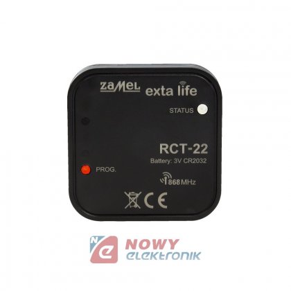 Czujnik temperatury RCT-22      radiowy/ exta Life ZAMEL -40°C125°C