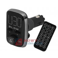 Transmiter FM BLOW Bluetooth LED + ładowarka USB 2,4A