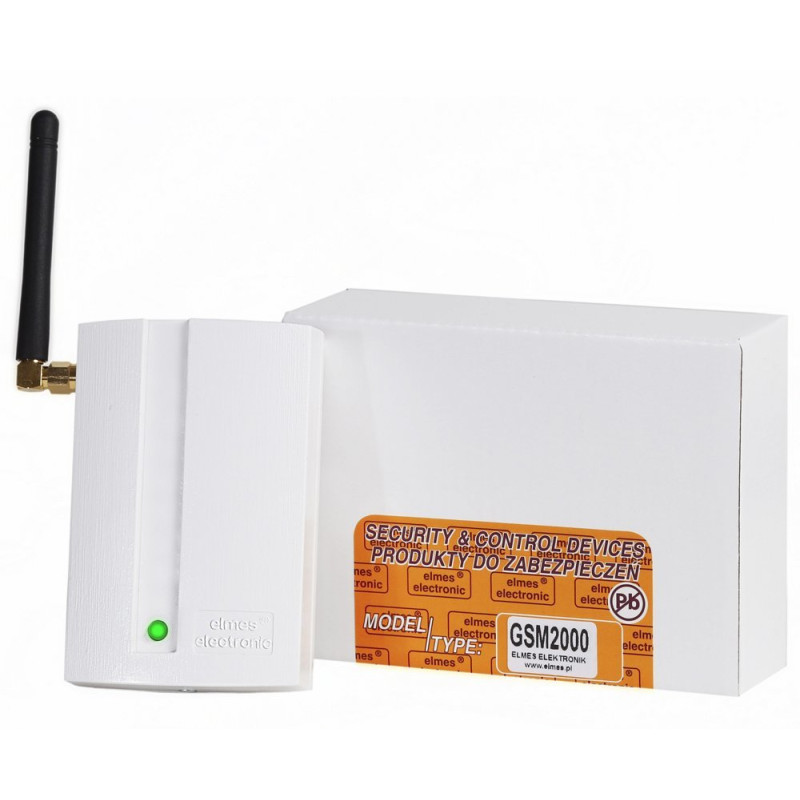 Moduł GSM Elmes GSM2000TX sterowanie po GSM lub z aplikacji-Systemy Alarmowe