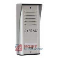 Panel COSMO R1 Srebrny z ramką natynkową domofonu CYFRAL