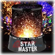 Lampka nocna LED STAR MASTER bat z projektorem   Lampa