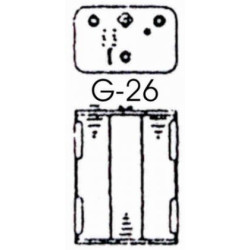 Koszyk baterii R6x6 G-26 G26-Baterie