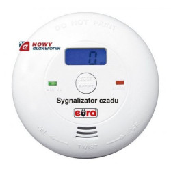 Czujnik tlenku węgla CD-28A2|LCD bater. czadu, EURA sygnalizator-Czujniki Gazów Niebezpiecznych