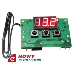 Regulator temp.-50+110°C LCD zas:12V styk:10A  Termostat-Sterowniki i Czujniki Przemysłowe