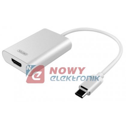 Konwerter USB-C/HDMI Y-6316 USB typ-C/HDMI adapter UNITEK Macbook