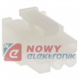 Wtyk Mini-Fit Jr MX-55-57-06R 6p żeński raster 4,2mm osłona bez pin