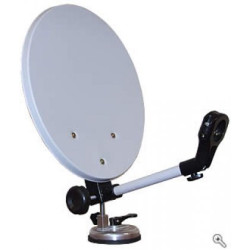 Czasza 35cm SAT camping kamper antena satalitarna samochodowa-RTV SAT DVB-T