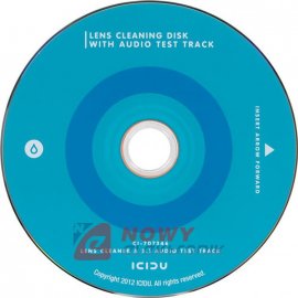 Płyta czyszcząca DVD Blu-Ray AUDIO LASER napędów, ICIDU