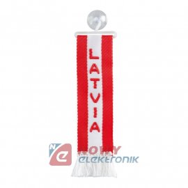 Proporczyk flaga Łotwa LATVIA przewieszka