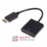 Przejście DisplayPort/gn. HDMI Adapter konwerter  NEPOWER