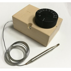 Termostat z kapilarą 30-110C czujnik temp. 16A 250VAC  regulator-Sterowniki i Czujniki Przemysłowe