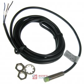Czujnik zbliżeniowy PR08-2DN2 NC M8 2mm 10-30VDC NC NPN kabel 2m