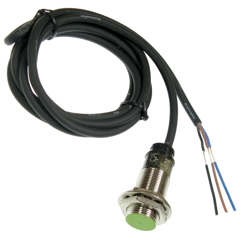 Czujnik indukcyjny PR18-5DN NPN M18 5mm 10-30VDC NO NPN kabel 1.7m-Sterowniki i Czujniki Przemysłowe