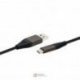 Kabel USB-Typ C USB2.0 1m BROWN 2.4A NEPOWER TYPE-C ładow. i dane