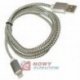 Kabel USB-Apple iPhone6,7,8 1m Lightning kolor SILVER  USB2.0
