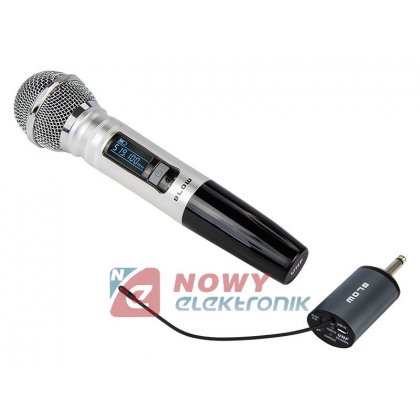 Mikrofon bezprzew. PRM 904 BLOW karaoke mikrofon do ręki UHF