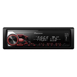 Radio samoch.PIONEER|MVH-181UB USB/AUX+PILOT RED (czerwony)-CAR AUDIO-VIDEO