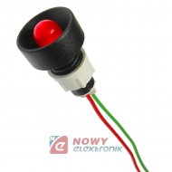 Kontrolka LED FI-10/12V-24V czer czerwona 12-24 AC/DC