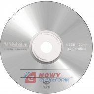 Płyta DVD+RW Verbatim 4,7GB Matt Silver