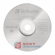 Płyta DVD+R VERBATIM 4,7GB 16x Matt Silver