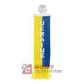 Proporczyk flaga UKRAINE przewieszka