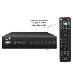 Tuner TV naz. LTC HDT204 DVB-T-2 z pilotem programowalnym-RTV SAT DVB-T