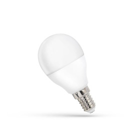 Żarówka E14 LED 8W CW Kulka   SP Spectrum biały zimny-Oświetlenie