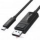 Kabel Displayport / USB-C 1,8m dwukierunkowy UNITEK konwerter /przejście /adapter/