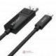 Kabel Displayport / USB-C 1,8m dwukierunkowy UNITEK konwerter /przejście /adapter/