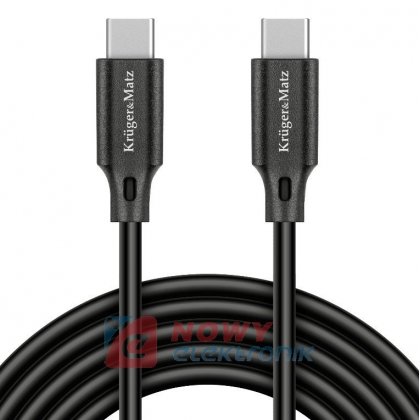 Kabel USB 2.0 USB-C/USB-C 1m K&M  Type-C/Type-C 100W 20V/5A PD