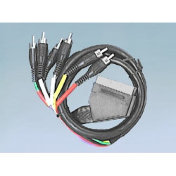 Kabel SCART-6*RCA 2,5-3m-Kable i Przyłącza RTV i PC
